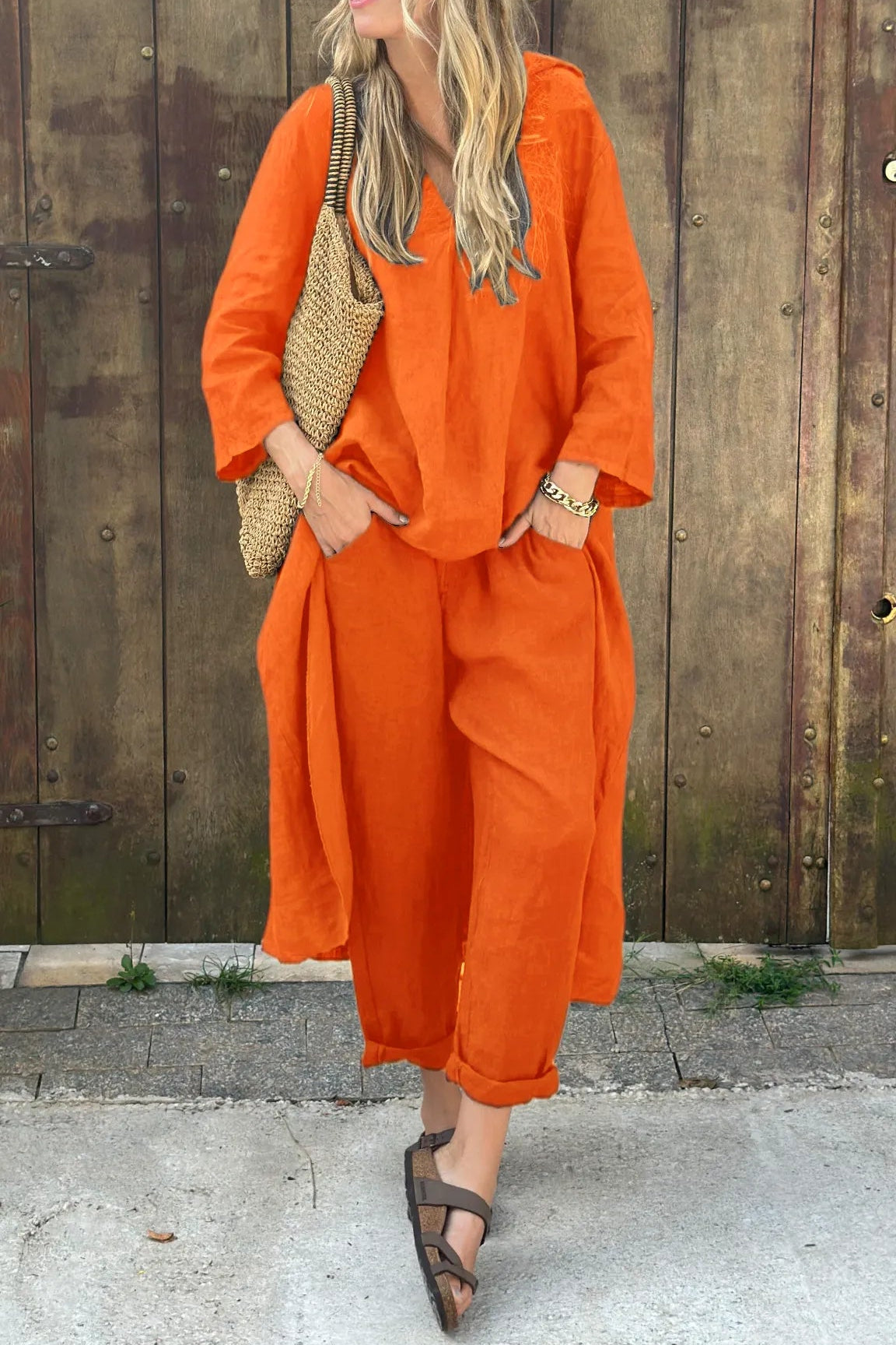 Ensemble chic et confortable de luxe