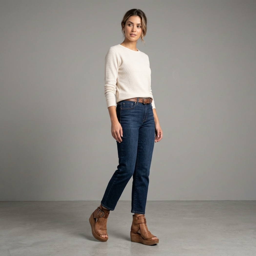 Orélisse | Bottines compensées ouvertes style moderne