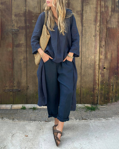 Ensemble chic et confortable de luxe