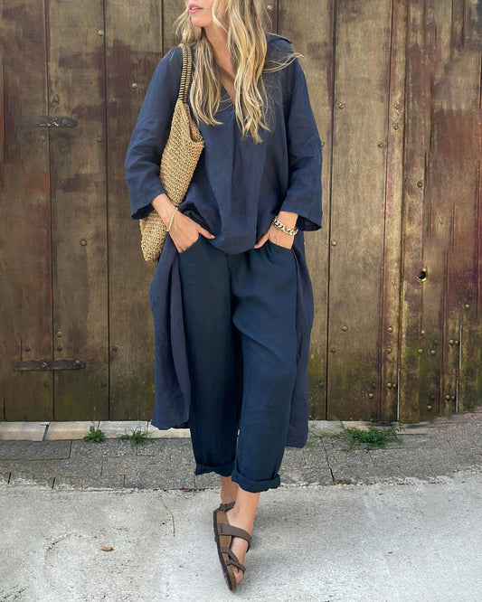 Ensemble chic et confortable de luxe