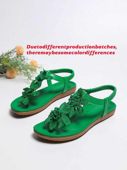 Floréa | Sandales Orthopédiques Fleurs Appliquées