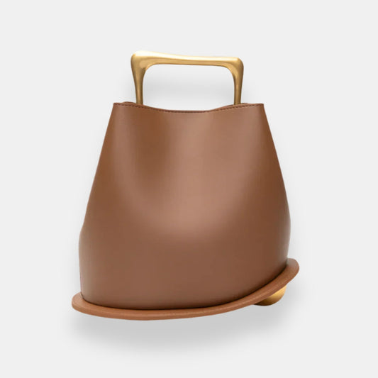 Xélvaine | Sac seau anse dorée