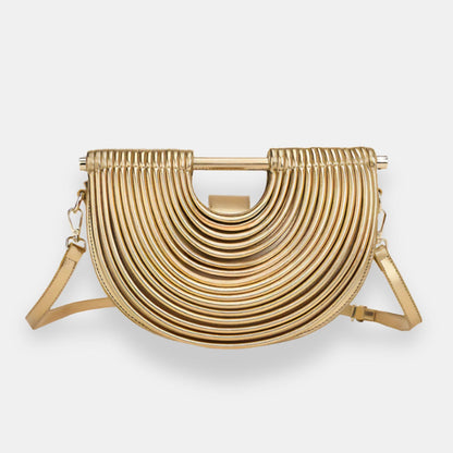 Variolène | Sac demi-lune nervuré