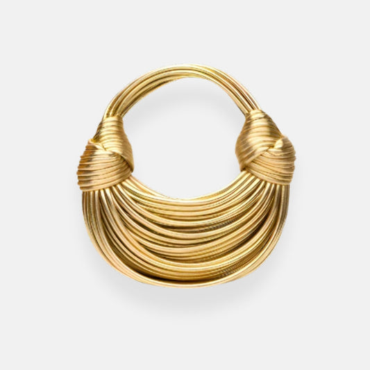 Olina | Sac à main de sculpteur doré