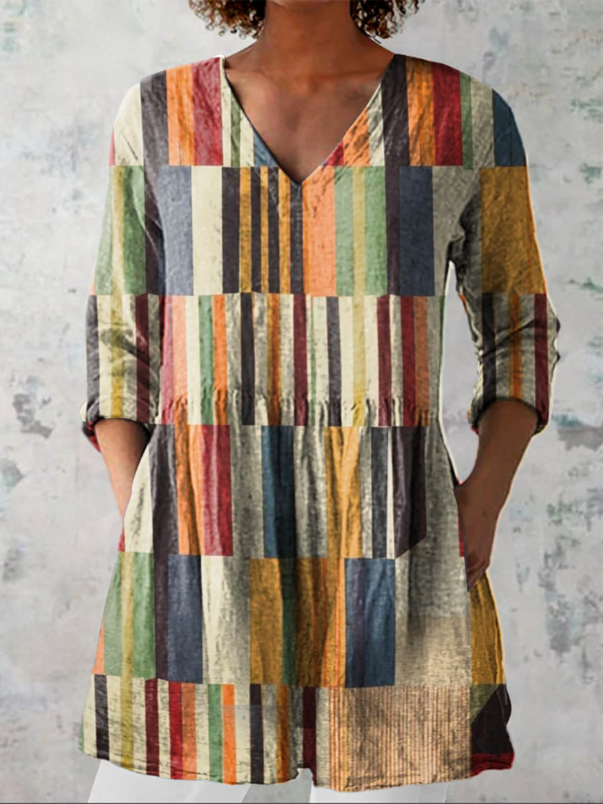 Chloé | Blouse longue à encolure en V