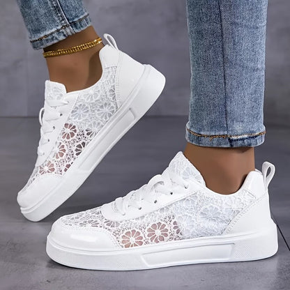 Dentelle - Baskets en Dentelle Florale