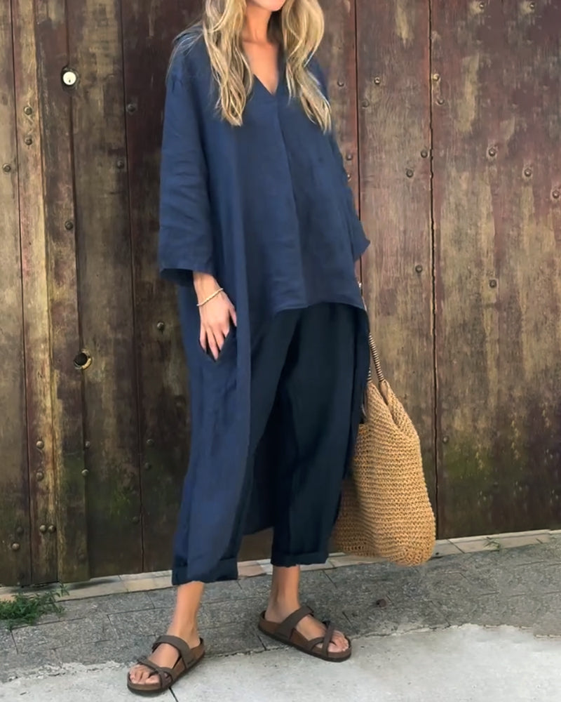 Ensemble chic et confortable de luxe