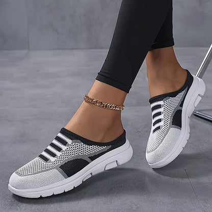 Léonie | Baskets Slip-On en Mesh Respirant