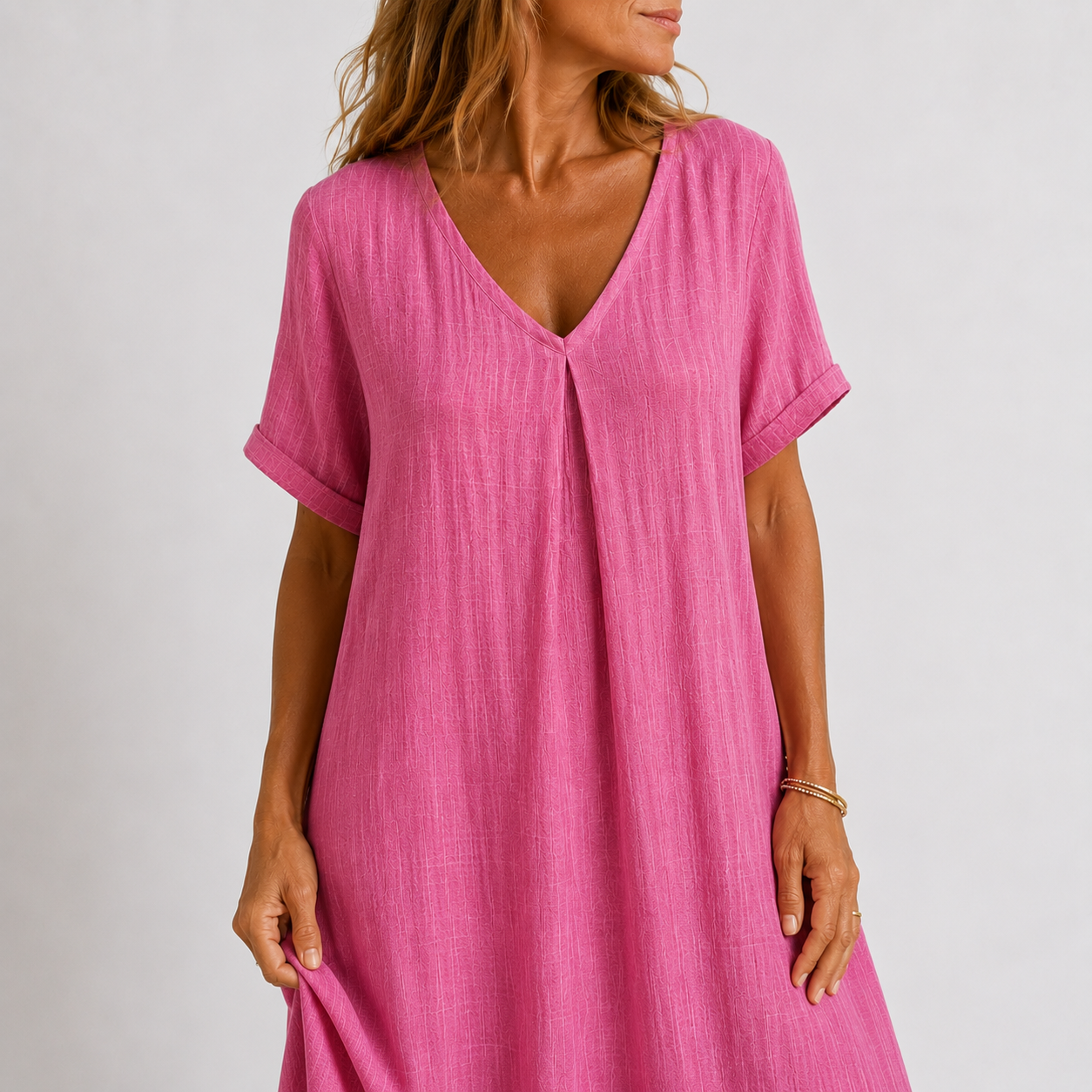 Violette | Robe longue fluide