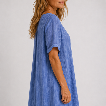 Violette | Robe longue fluide