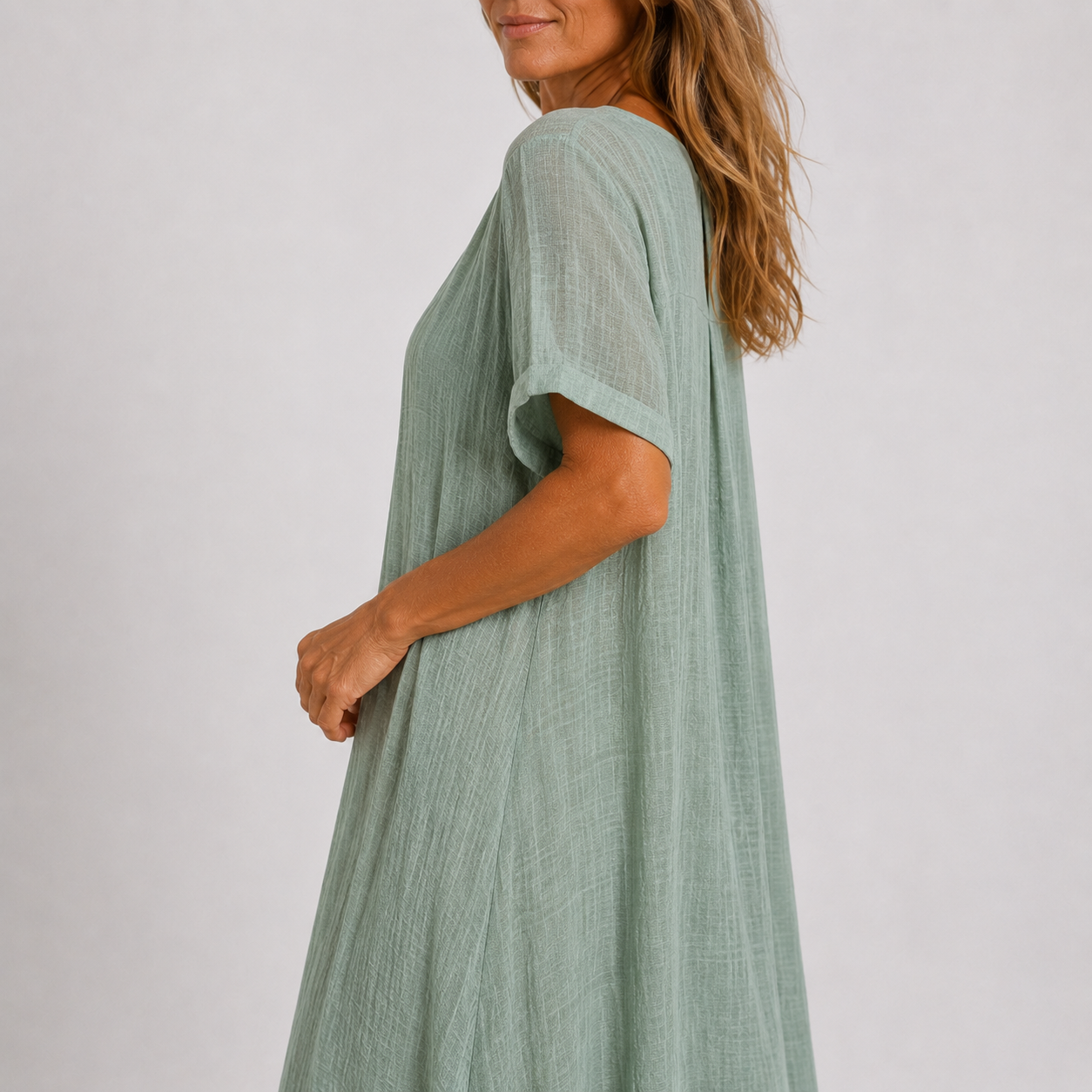 Violette | Robe longue fluide