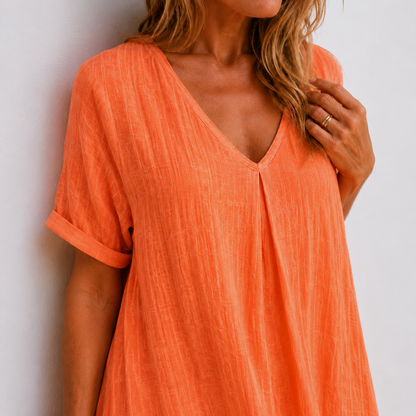Violette | Robe longue fluide
