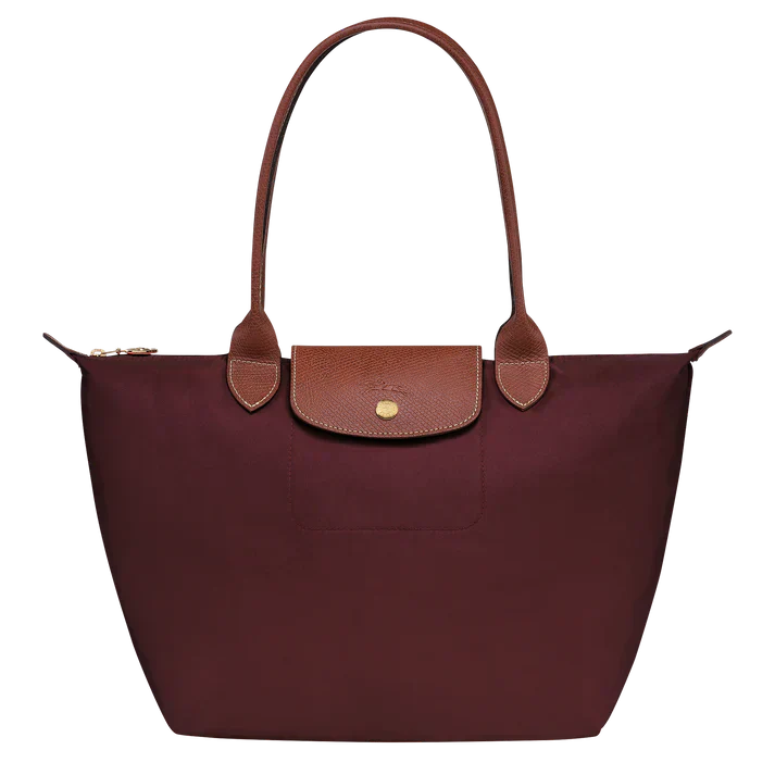 Longchamp I Sac Tote Le Pliage Moyen, Bourgogne