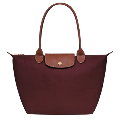 Longchamp I Sac Tote Le Pliage Moyen, Bourgogne