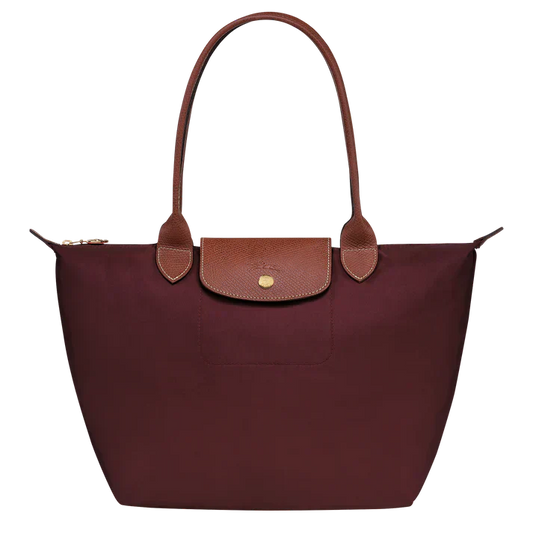 Longchamp I Sac Tote Le Pliage Moyen, Bourgogne