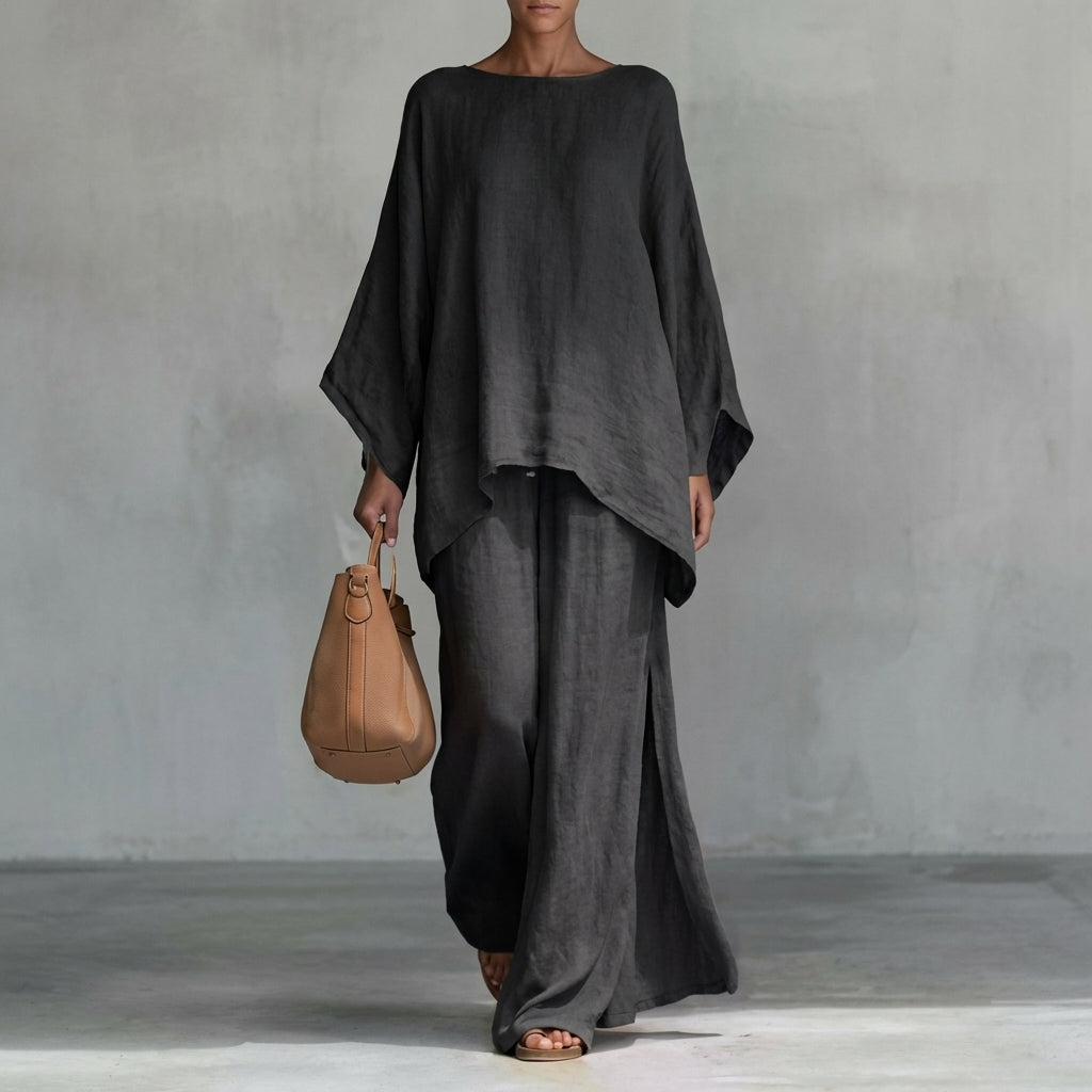 Kristýna | Ensemble manches longues et pantalon large