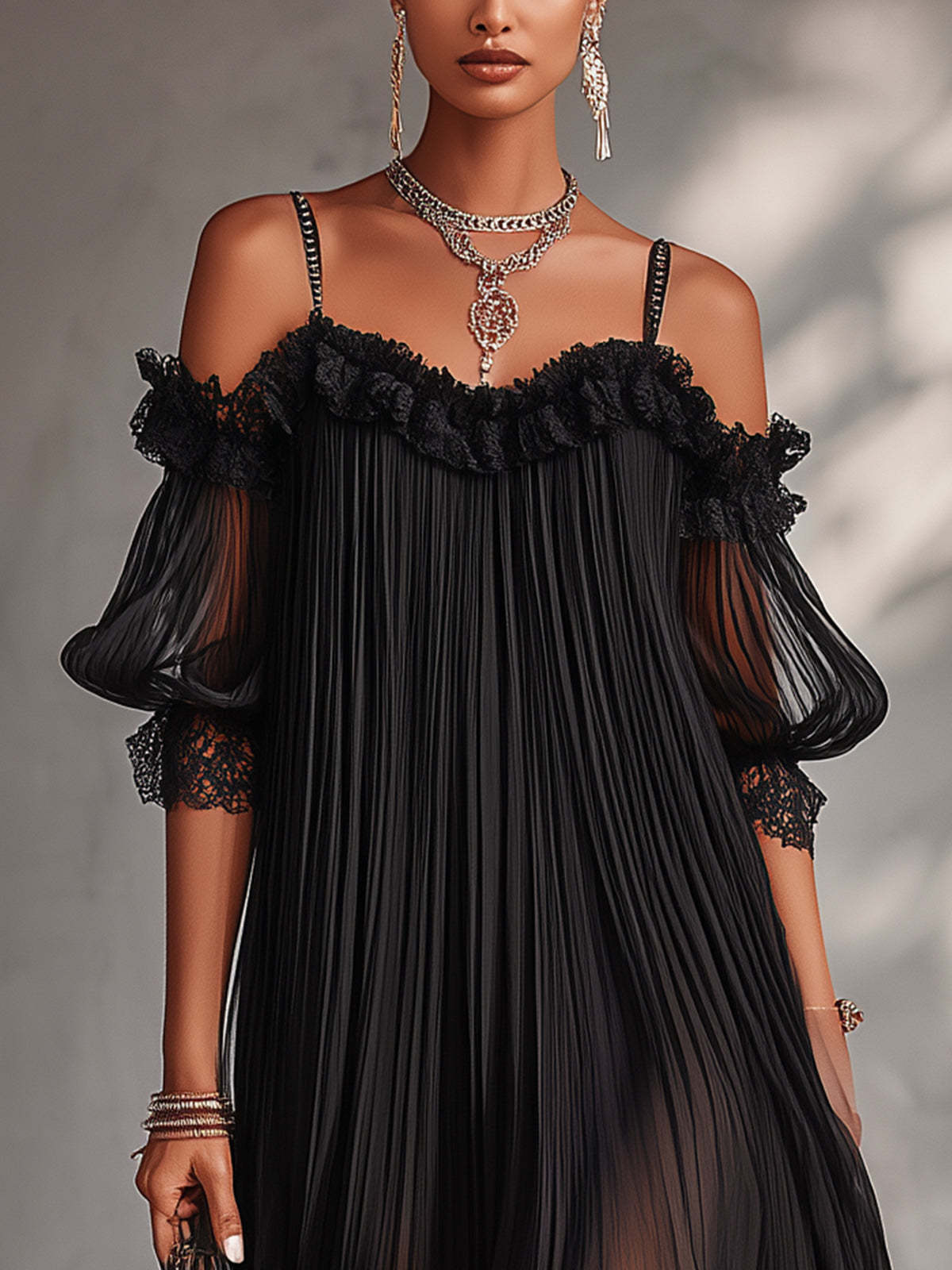 Céline | Robe Longue Chiffon