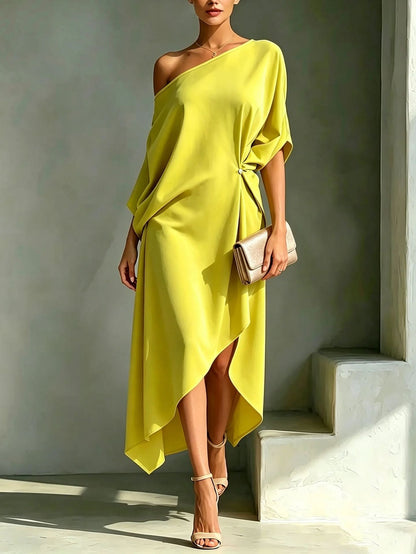 Camila | Robe élégante asymétrique