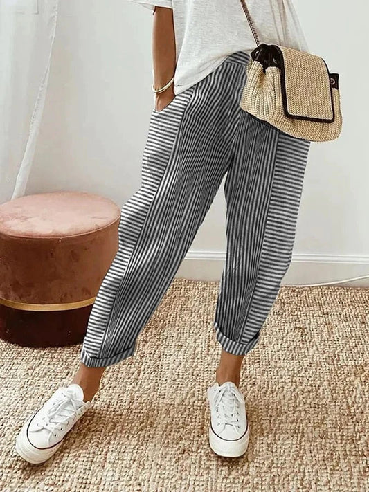 Petra | Pantalon à rayures