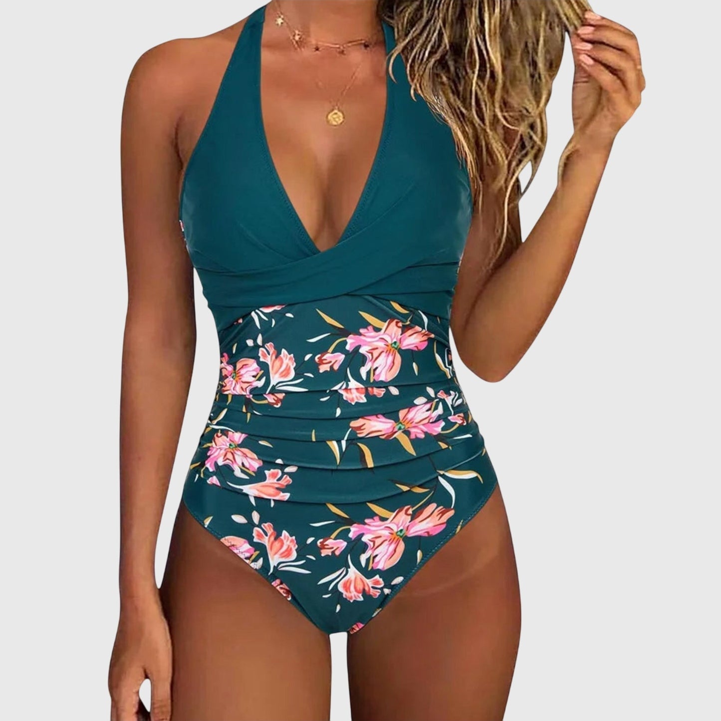 Florence - Maillot de bain élégant pour femmes avec décolleté en V