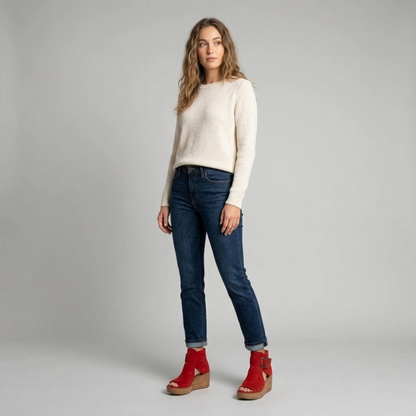 Orélisse | Bottines compensées ouvertes style moderne