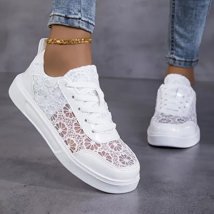 Dentelle - Baskets en Dentelle Florale
