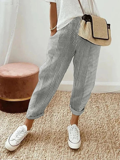 Petra | Pantalon à rayures