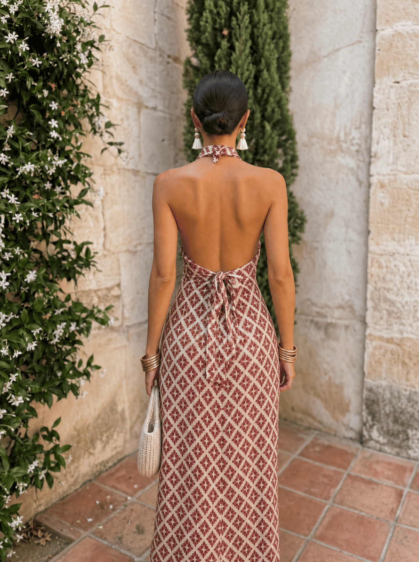 Ensemble elegant avec épaules denudées