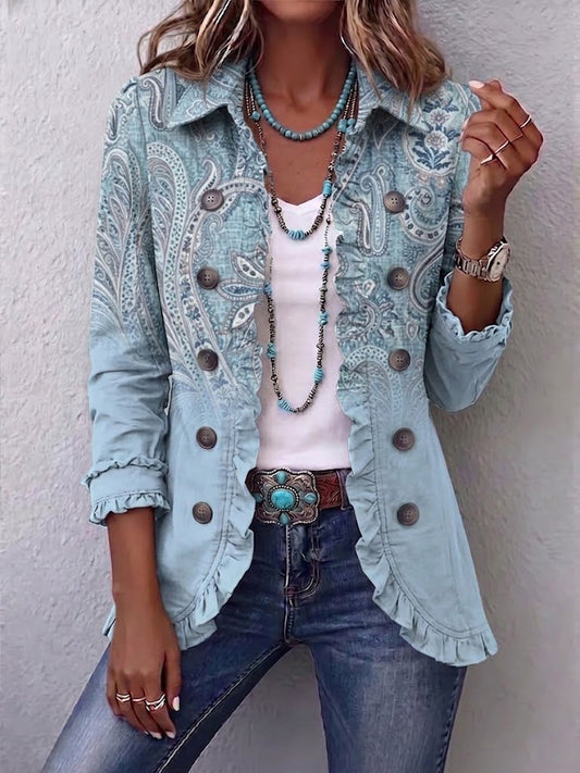 Rozálie | Vintage sako se vzorem paisley