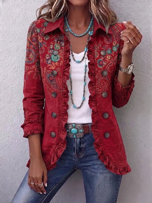 Valentýna | Boho sako se vzorem paisley