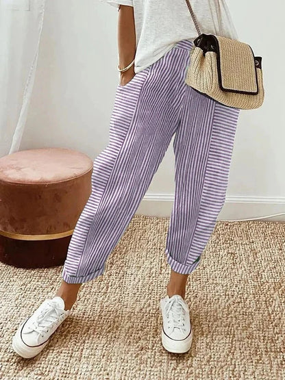 Petra | Pantalon à rayures